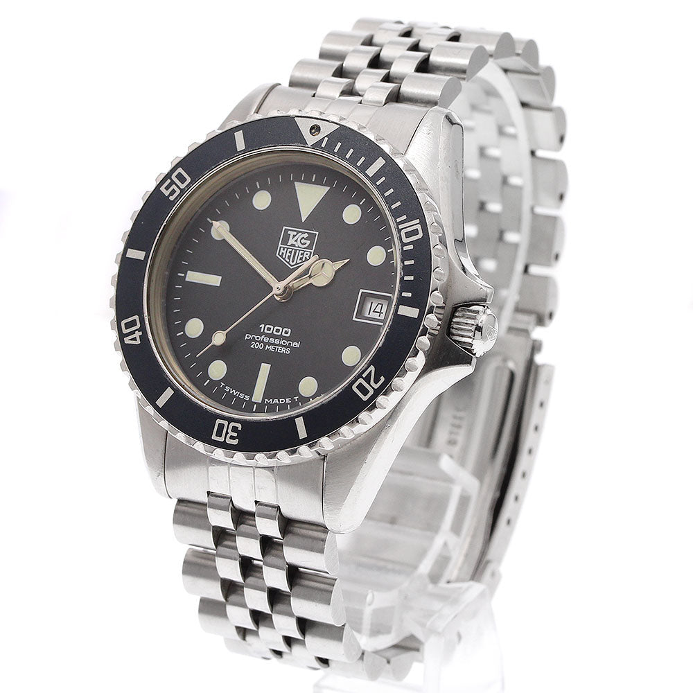TAG HEUER 1000 series 980.013L Date black Dial Quartz Men's Watch_913616