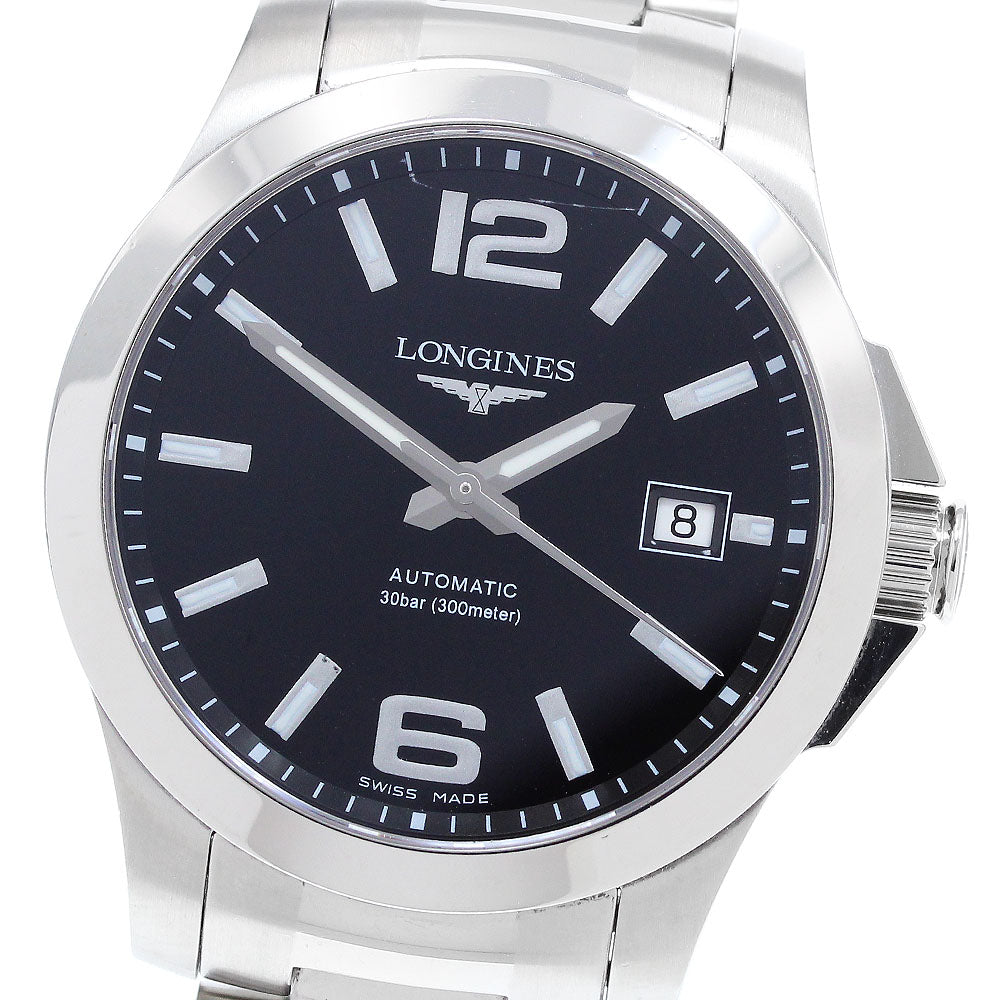 LONGINES Conquest L3.676.4 Date black Dial Automatic Men's Watch_913621