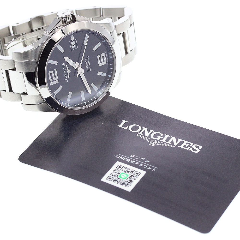 LONGINES Conquest L3.676.4 Date black Dial Automatic Men's Watch_913621