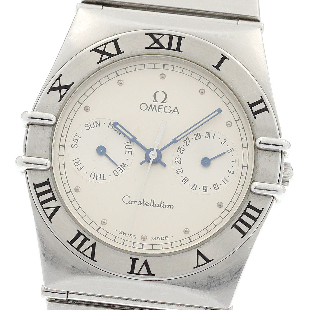 OMEGA Constellation Day date Silver Dial Quartz Men's Watch_913625