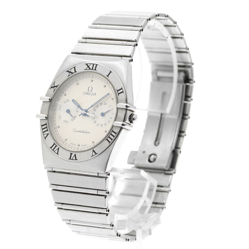 OMEGA Constellation Day date Silver Dial Quartz Men's Watch_913625