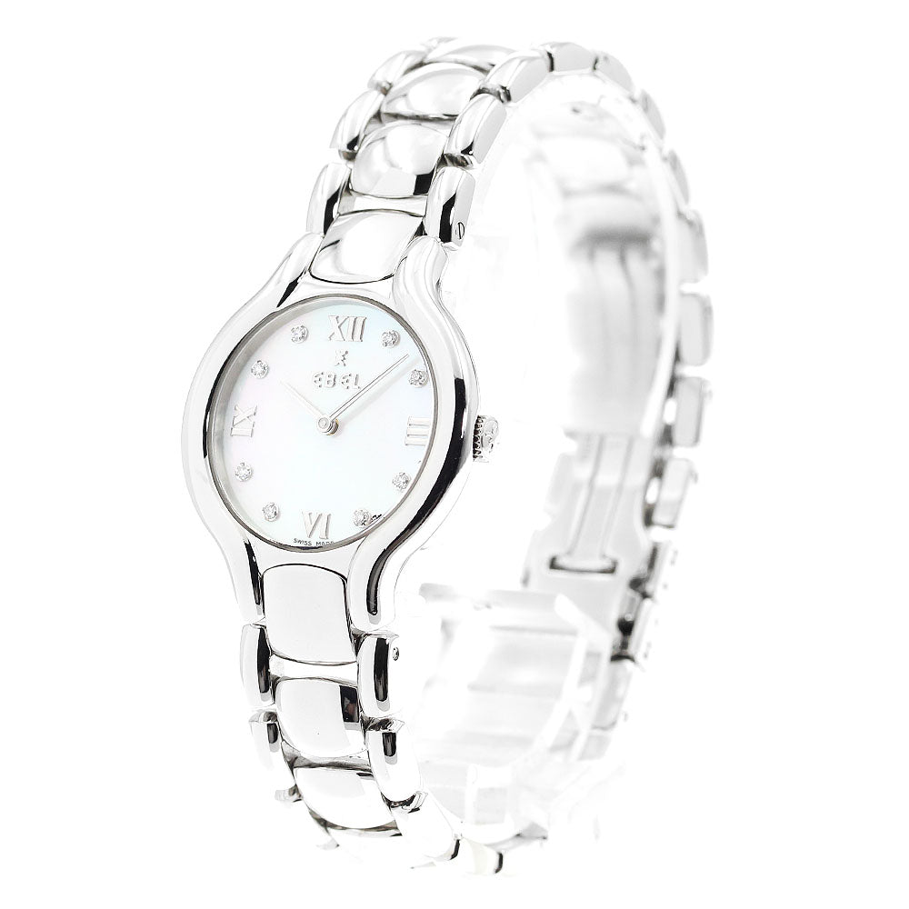 EBEL Beluga E9157471 8P diamond White shell Dial Quartz Ladies Watch_913633
