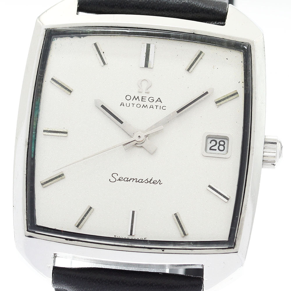 OMEGA Seamaster Date Silver Dial Automatic Men's Watch_913640