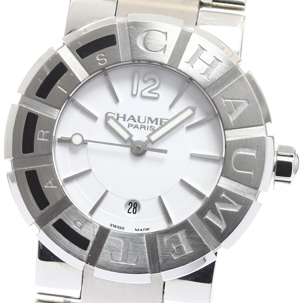 Chaumet Class one W1722H-35A Date white Dial Quartz Boy's Watch_913641