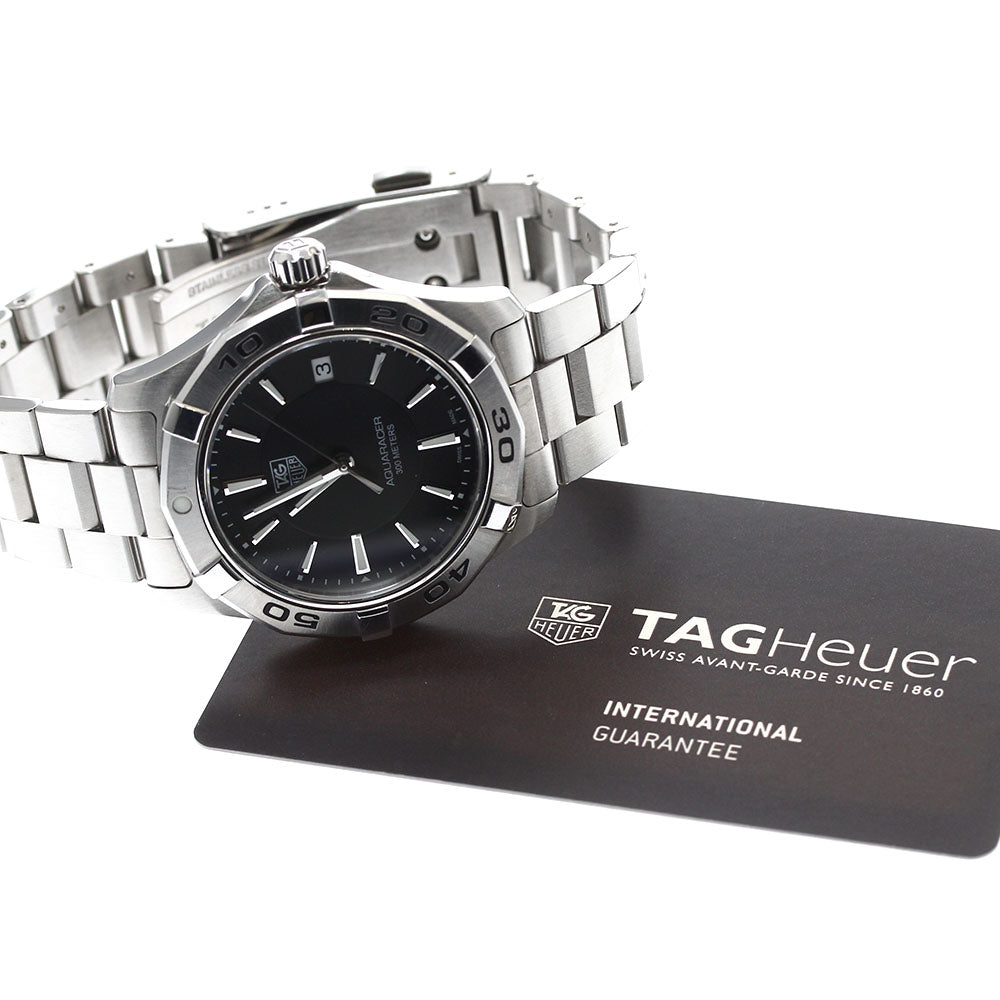 TAG HEUER Aqua racer WAP1110 Date black Dial Quartz Men's Watch_913648