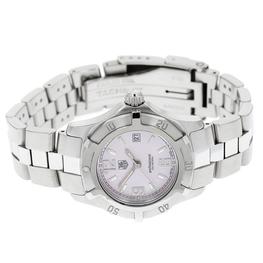 TAG HEUER Exclusive WN1319 Date Pink shell Dial Quartz Ladies Watch_913650