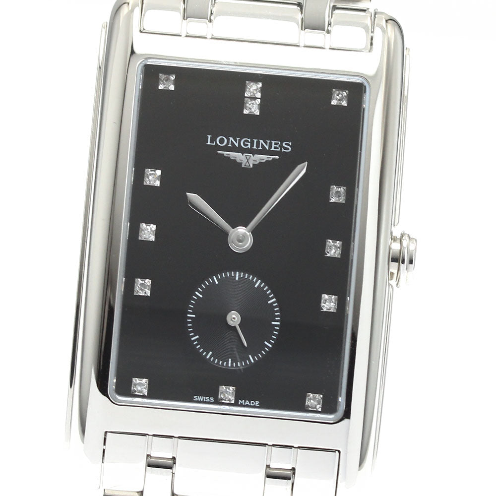 LONGINES Dolce Vita L5.755.4 Small second 13P diamond Quartz Men's Watch_913656