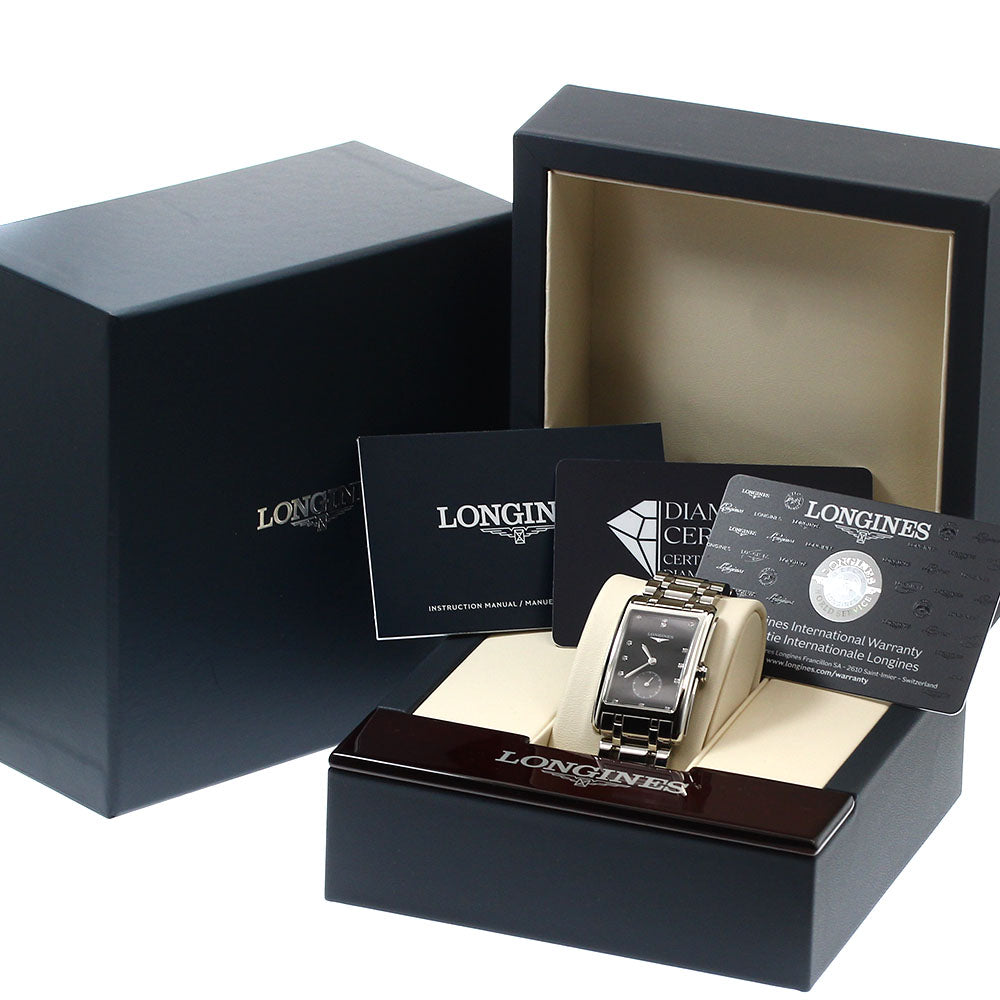 LONGINES Dolce Vita L5.755.4 Small second 13P diamond Quartz Men's Watch_913656