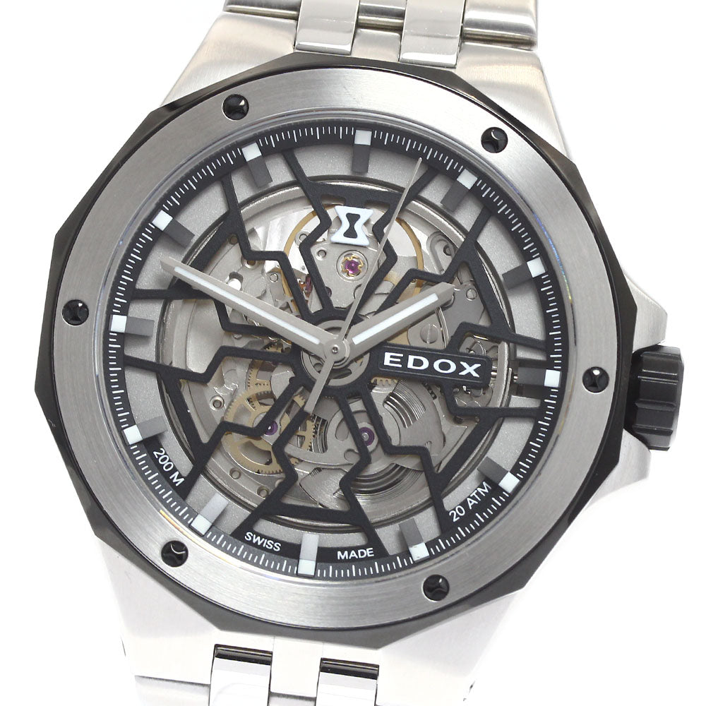 EDOX Delphine Original Meccano 85303 skeleton Dial Automatic Men's Watch_913657