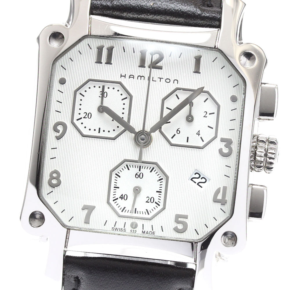 HAMILTON Lloyd H194120 Chronograph Silver Dial Quartz Men's Watch_913671