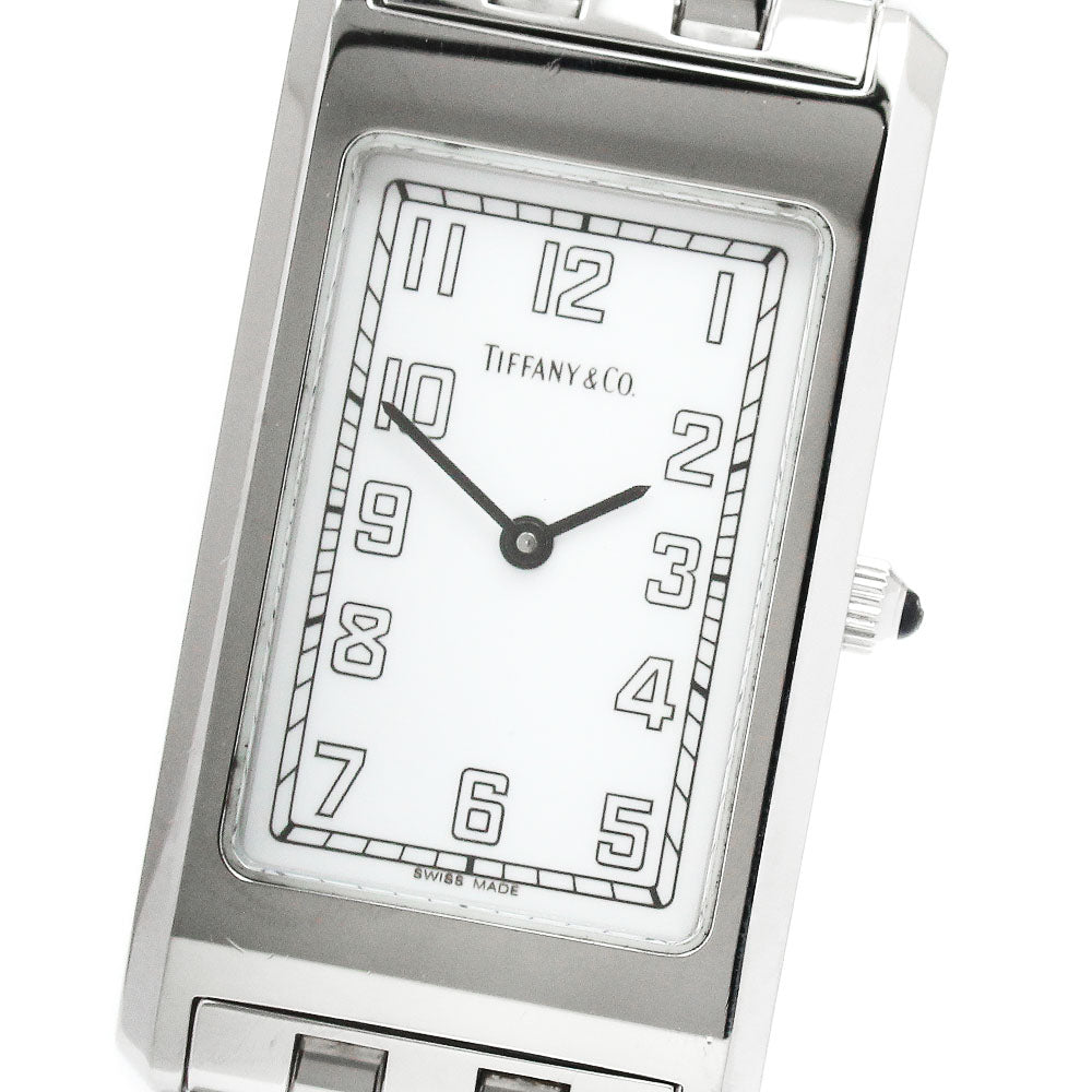 TIFFANY&Co. classic rectangular white Dial Quartz Men's Watch_913675
