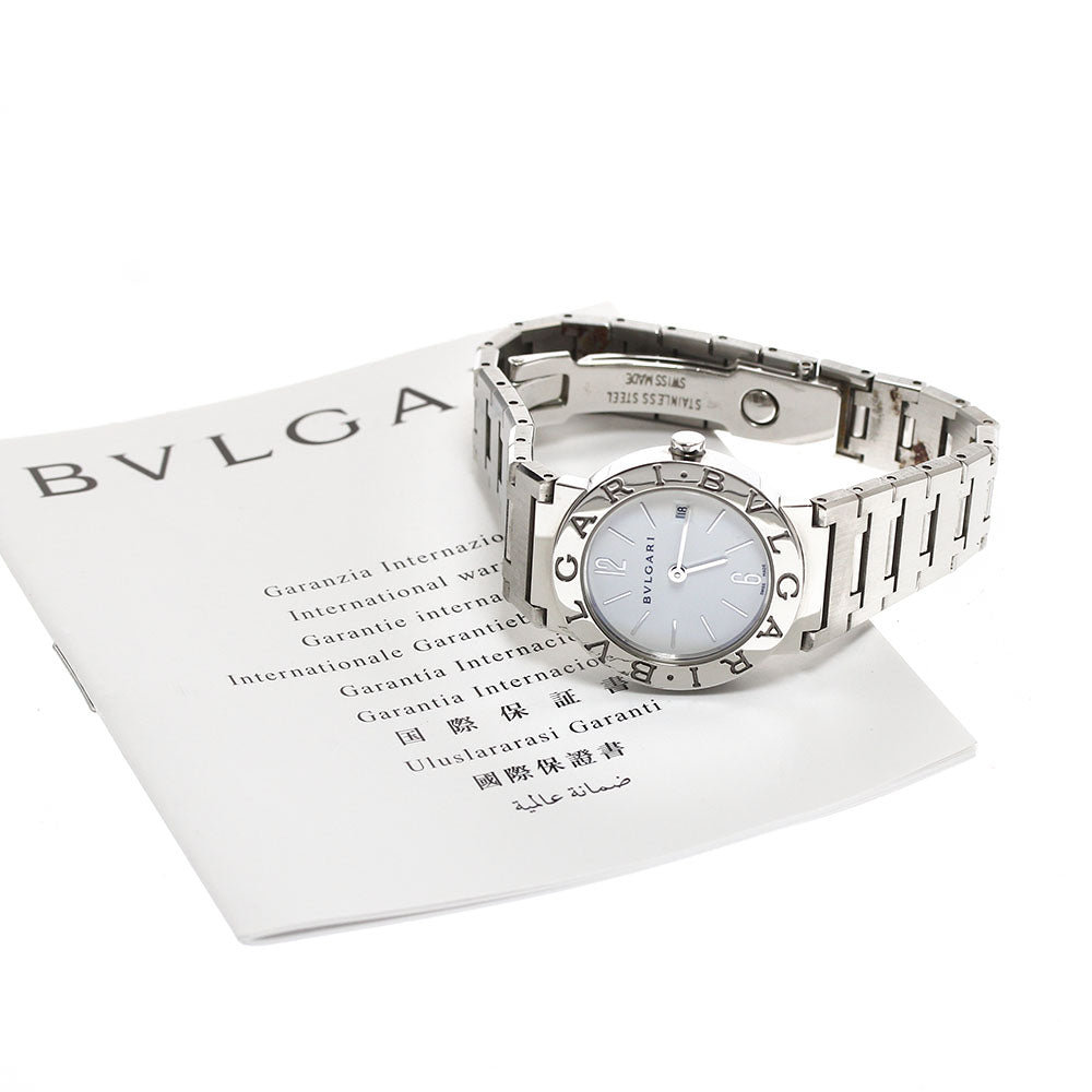BVLGARI BVLGARIBVLGARI BB26SS Date white Dial Quartz Ladies Watch_913693