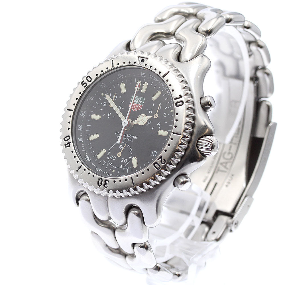 TAG HEUER S/el S39.306 Chronograph black Dial Quartz Men's Watch_913696