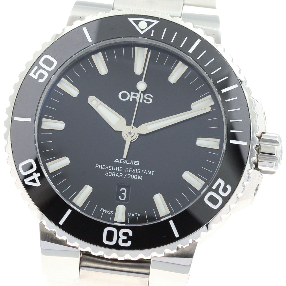 ORIS Aquis 01 733 7730 4134 Date black Dial Automatic Men's Watch_913701