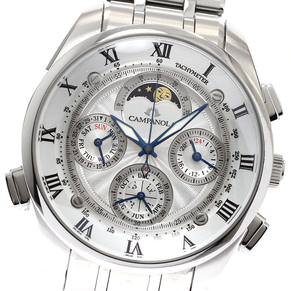 CITIZEN Campanora Grand Complication CTR78-0991/6772-T007899 Moon phase chronograph Silver Dial Quartz Men's Watch_913702