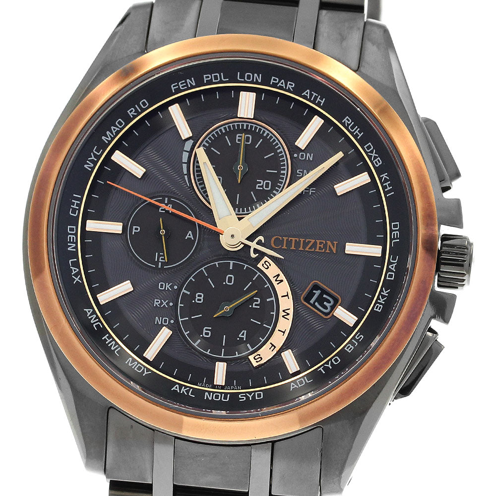 CITIZEN Atessa 100th Anniversary AT8046-51E Solar Powered Radio Men's_913712