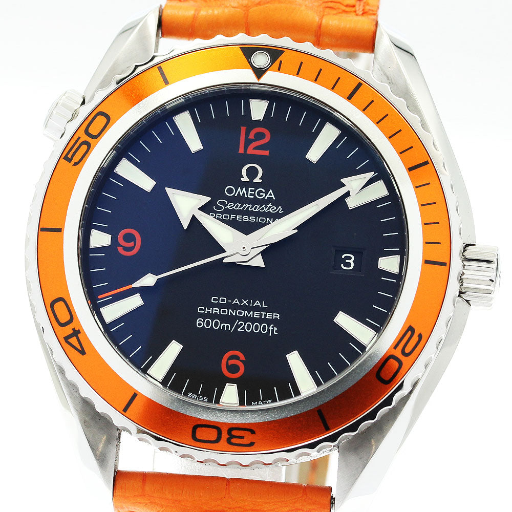 OMEGA Seamaster Planet Ocean 2908.50.38 Coaxial black Dial AT Men's Watch_913758