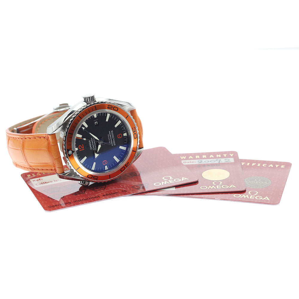 OMEGA Seamaster Planet Ocean 2908.50.38 Coaxial black Dial AT Men's Watch_913758