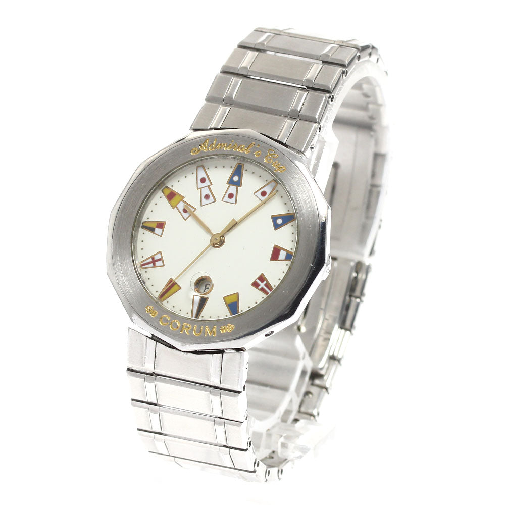 CORUM Admiral’s cup 99.810.20V50B Date white Dial Quartz Men's Watch_913765