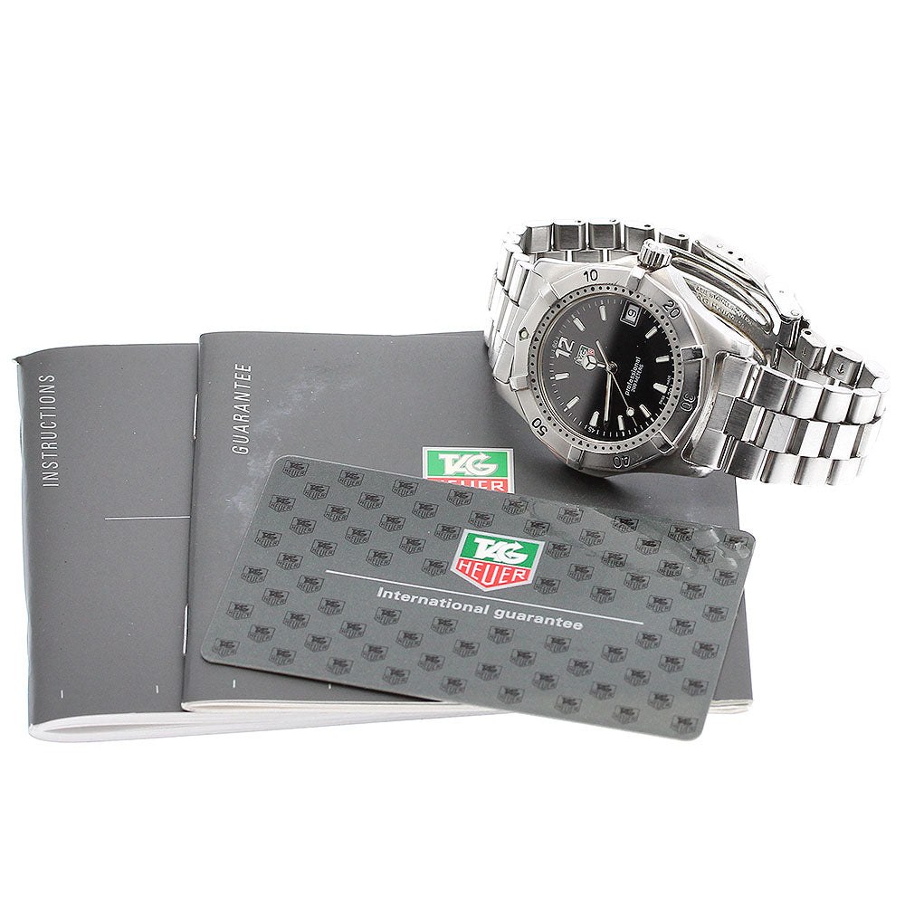 TAG HEUER Professional 200 m WK1110-0 Date black Dial Quartz Men's Watch_913771
