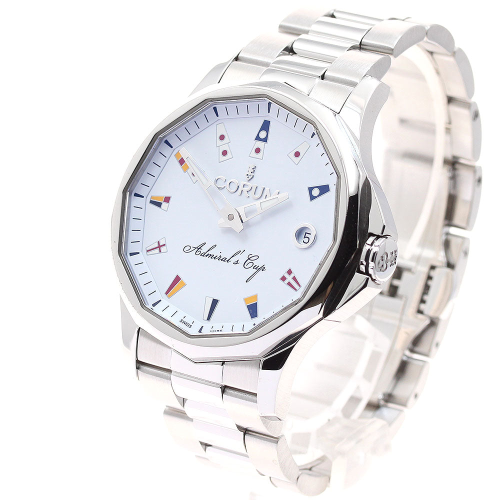 CORUM Admirals Cup Legend 38 01.0131 Date white Dial Automatic Men's_913784
