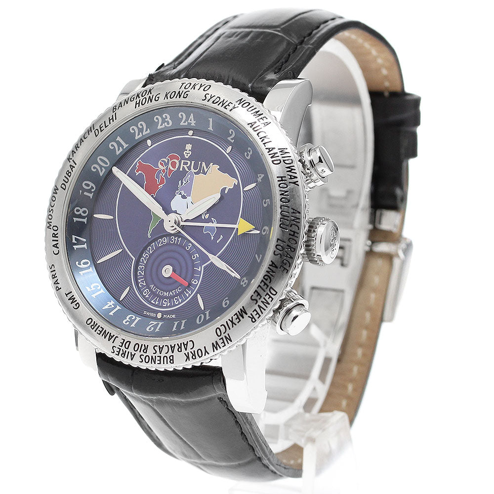 CORUM classical 983.201.20 Date Navy Dial Automatic Men's Watch_913785