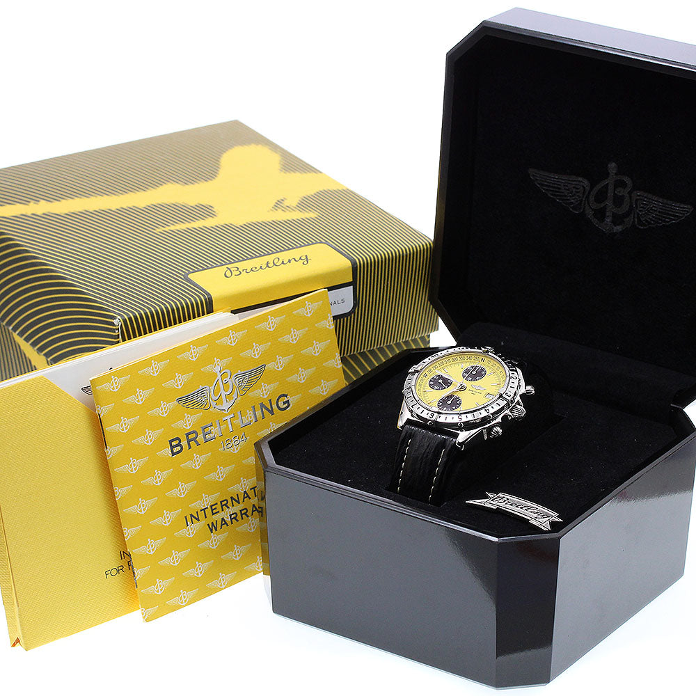 BREITLING Chronomat Longitude A20048/A204I31SBD Date Chronograph AT Men's_913786