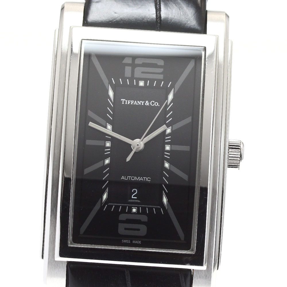 TIFFANY&Co. ground Z0031.68.10A10A70A Date black Dial Automatic Men's Watch_913787