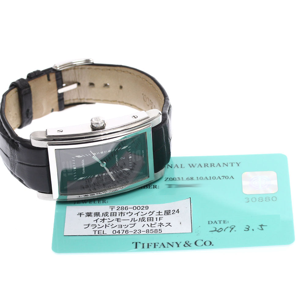TIFFANY&Co. ground Z0031.68.10A10A70A Date black Dial Automatic Men's Watch_913787