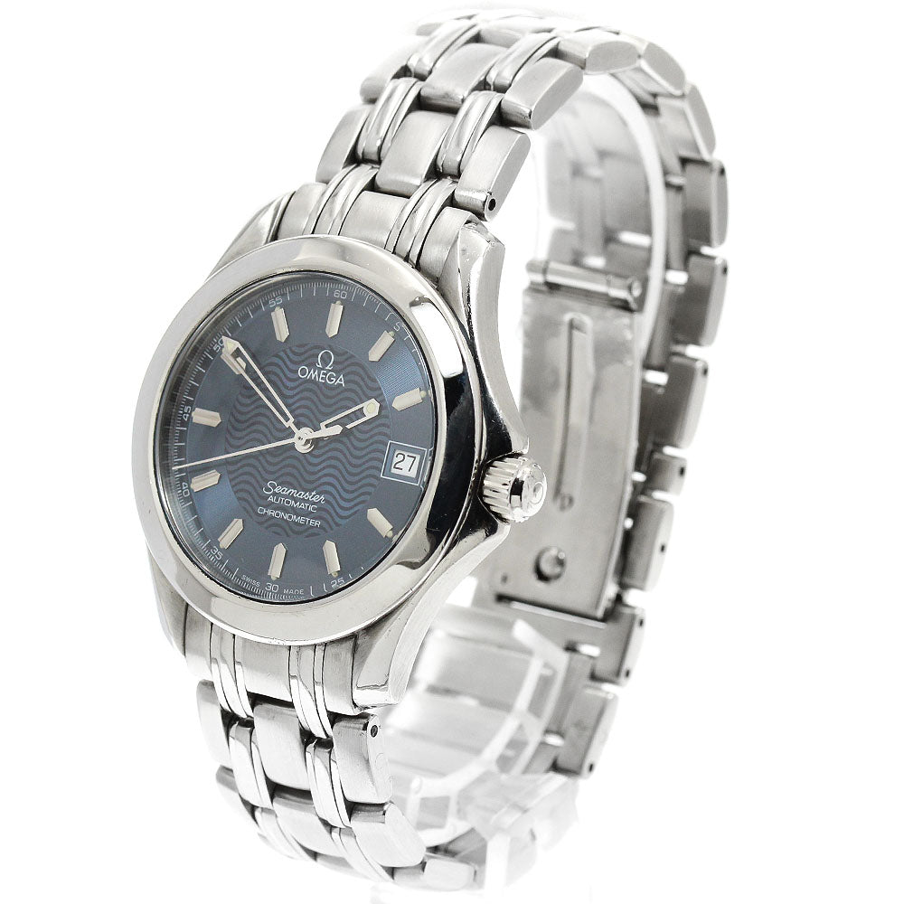 OMEGA Seamaster120 2501.81 Date Navy Dial Automatic Men's Watch_913794