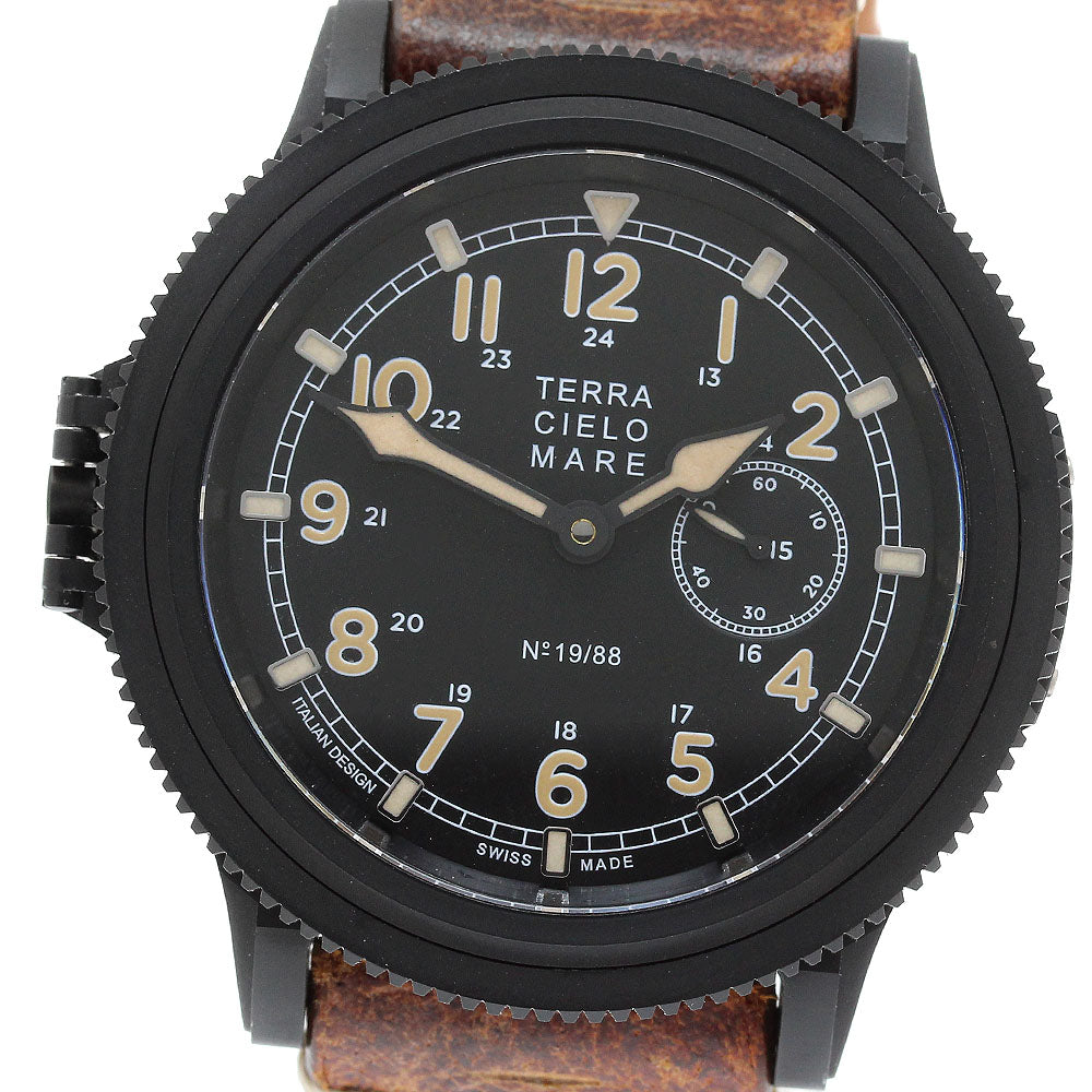 TERRA CIELO MARE Zeussen TC7010ZSN3PA Limited to 88 pieces Small seconds black Dial Automatic Men's Watch_913816