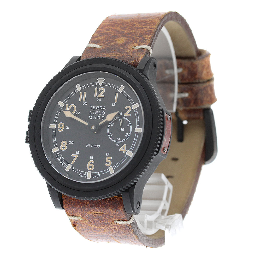 TERRA CIELO MARE Zeussen TC7010ZSN3PA Limited to 88 pieces Small seconds black Dial Automatic Men's Watch_913816