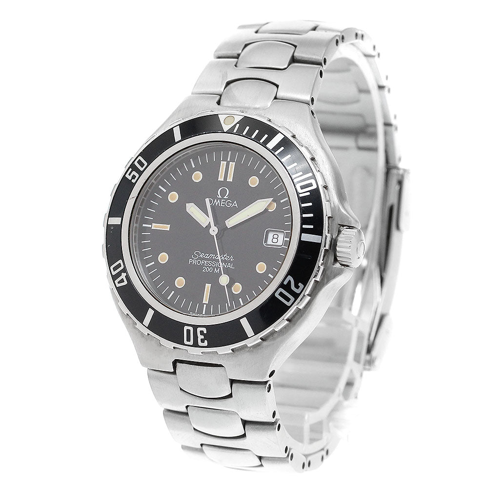 OMEGA Seamaster200 Date Black Dial Quartz Men's Watch_913821