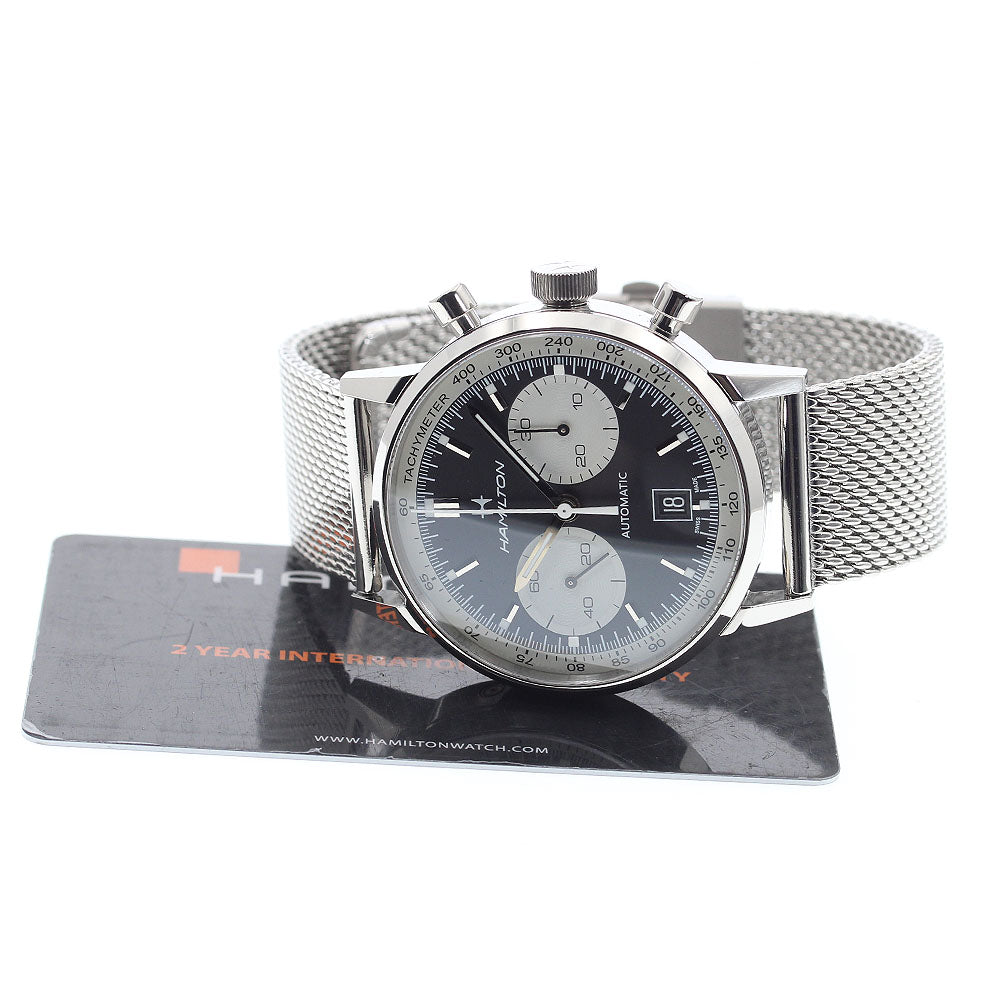 HAMILTON Intramatic 68 H387160/H38716731 Black Dial Automatic Men's Watch_913910