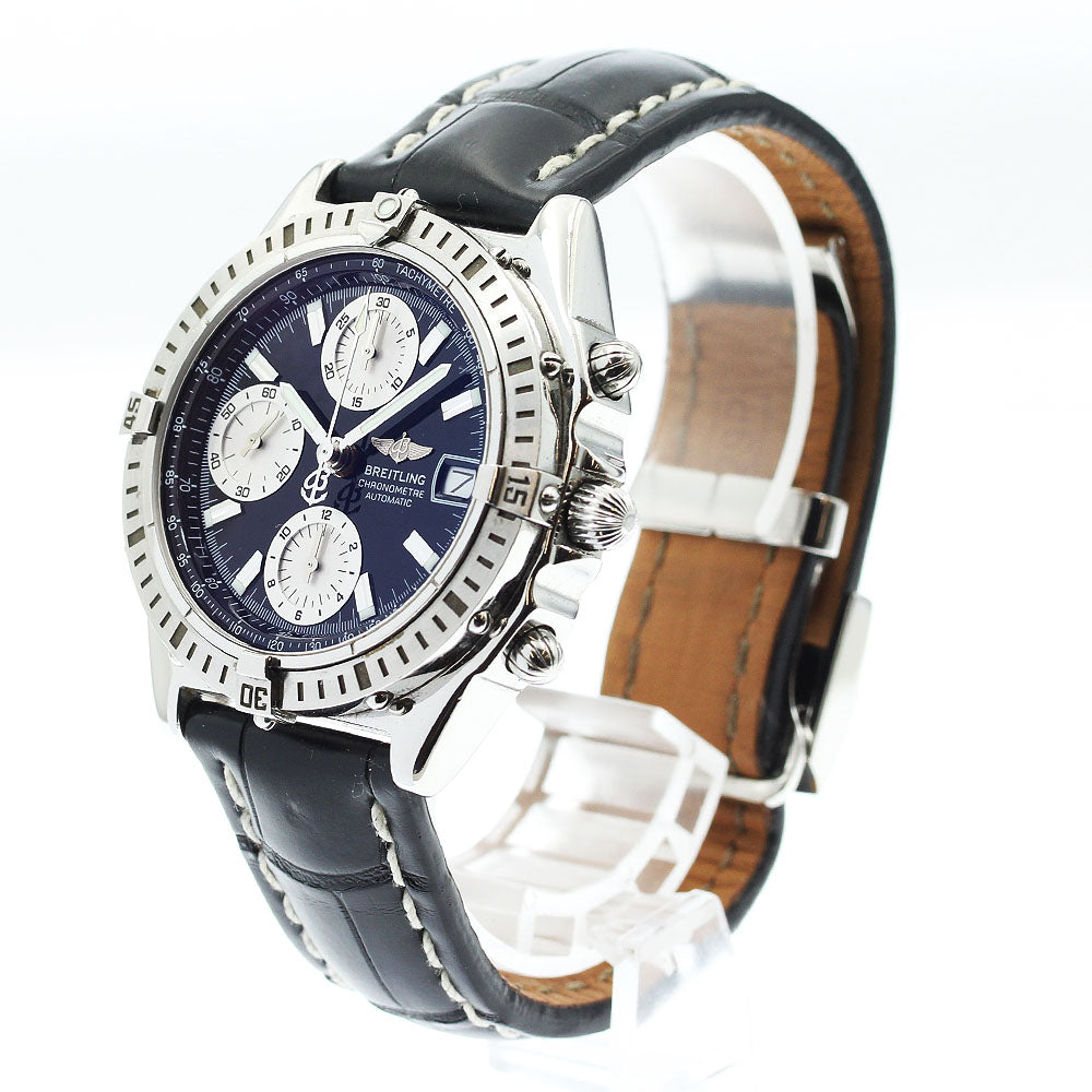 BREITLING Chronomat A13352 Date Black / Silver Dial Automatic Men's Watch_913929