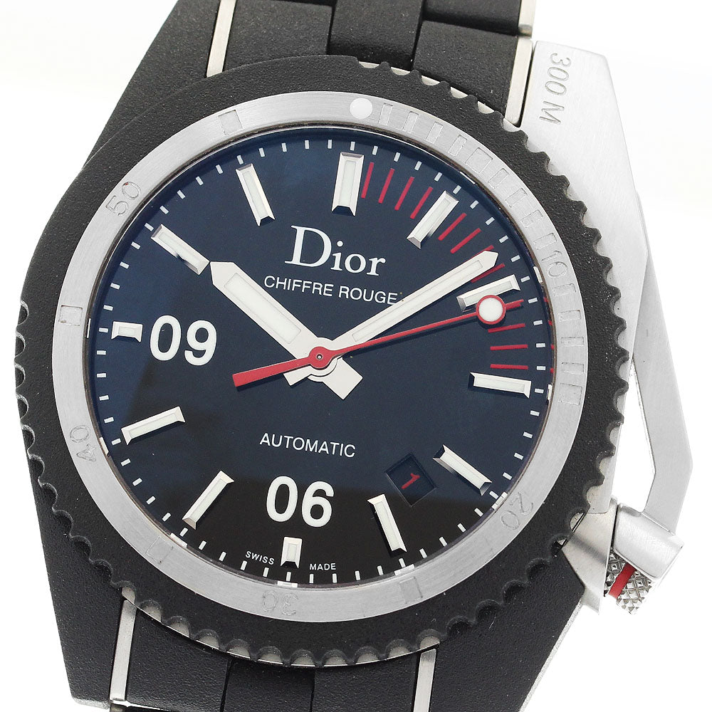Dior Chiffre Rouge CD085540R001 Date Black Dial Automatic Men's Watch_913930