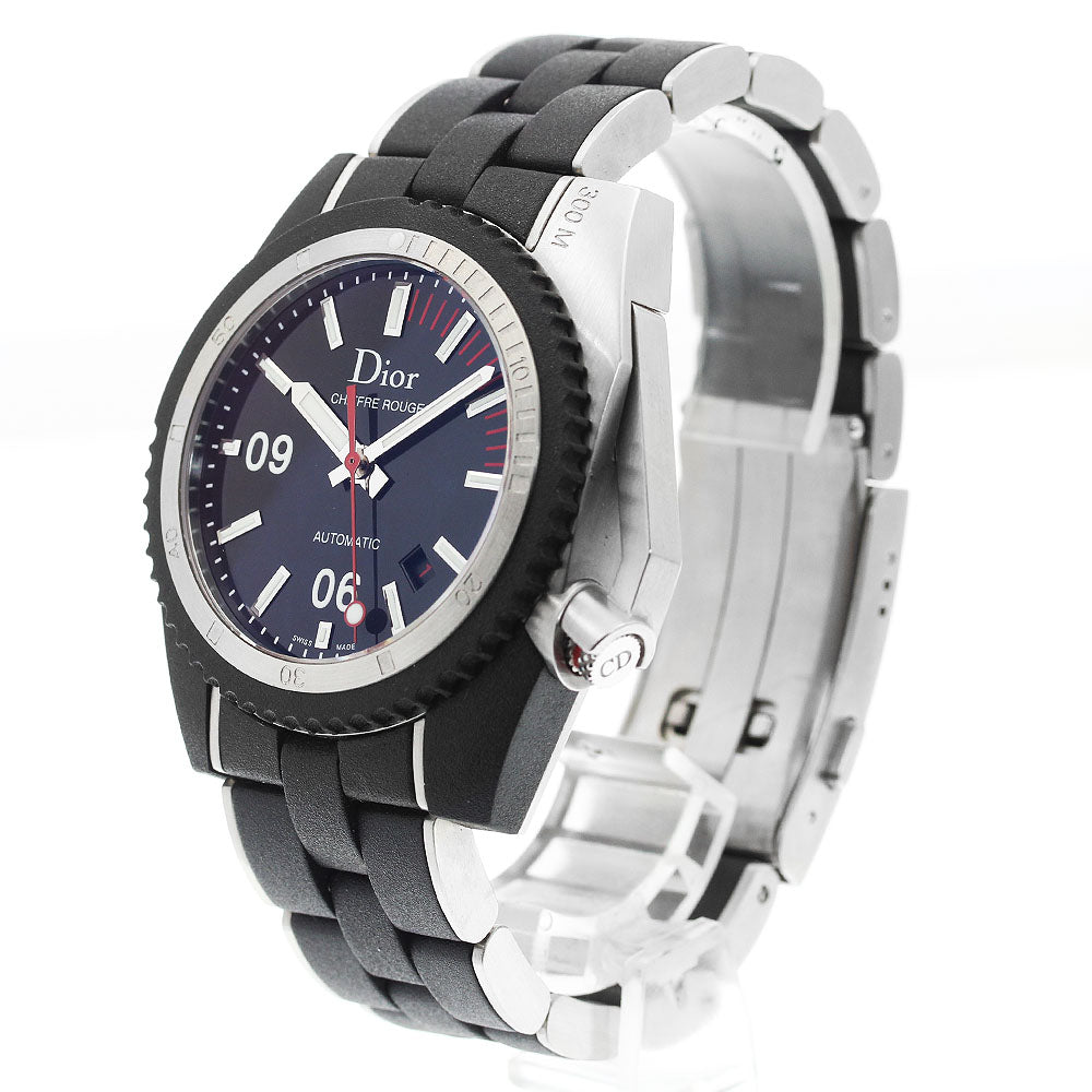 Dior Chiffre Rouge CD085540R001 Date Black Dial Automatic Men's Watch_913930