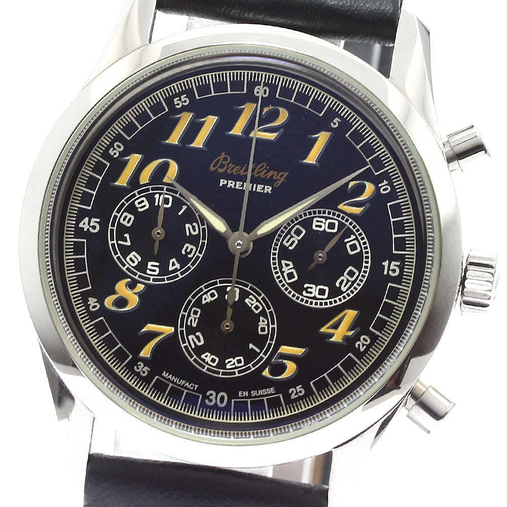 BREITLING Navitimer premier A40035 Chronograph black Dial Automatic Men's_913935