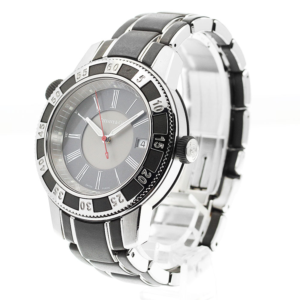 TIFFANY&Co. Mark T-57 Date gray Dial Quartz Men's Watch_913938