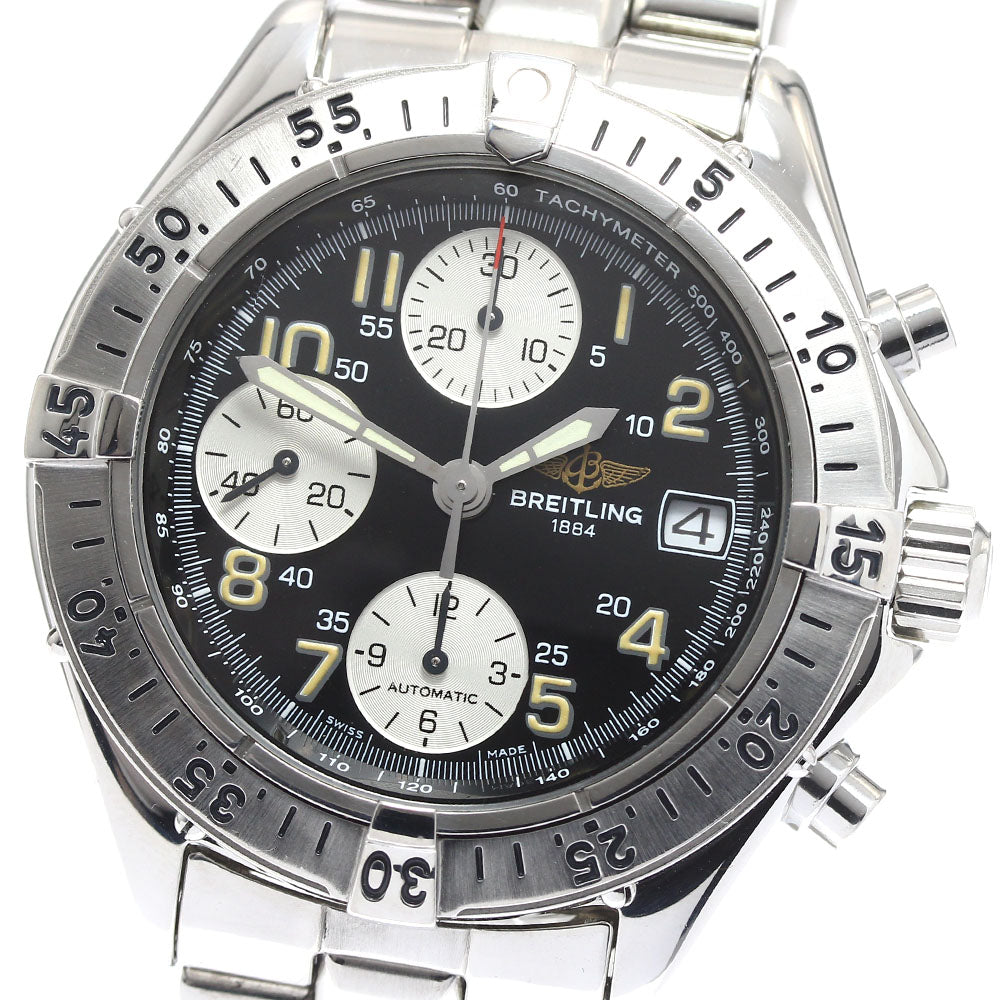 BREITLING Colt A13035.1 Chronograph Black / Silver Dial Automatic Men's_913944