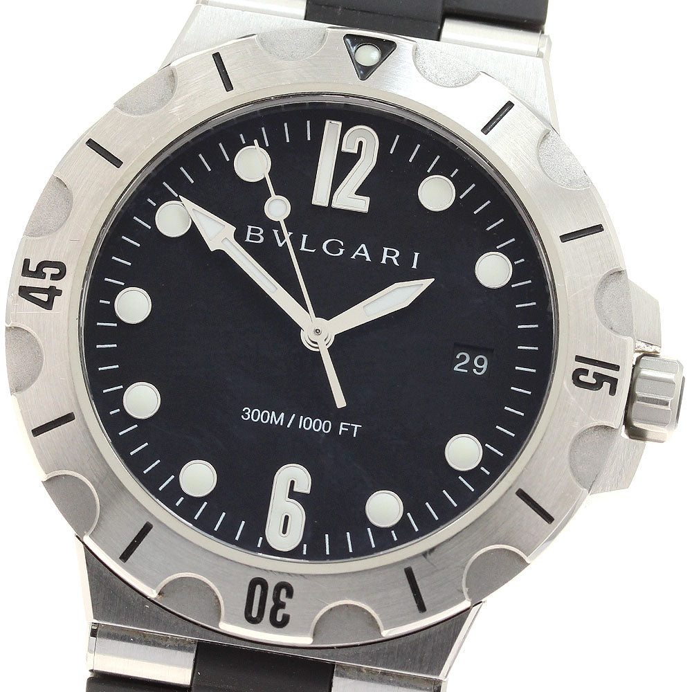BVLGARI Diagono DP41SSD Date black Dial Automatic Men's Watch_913948