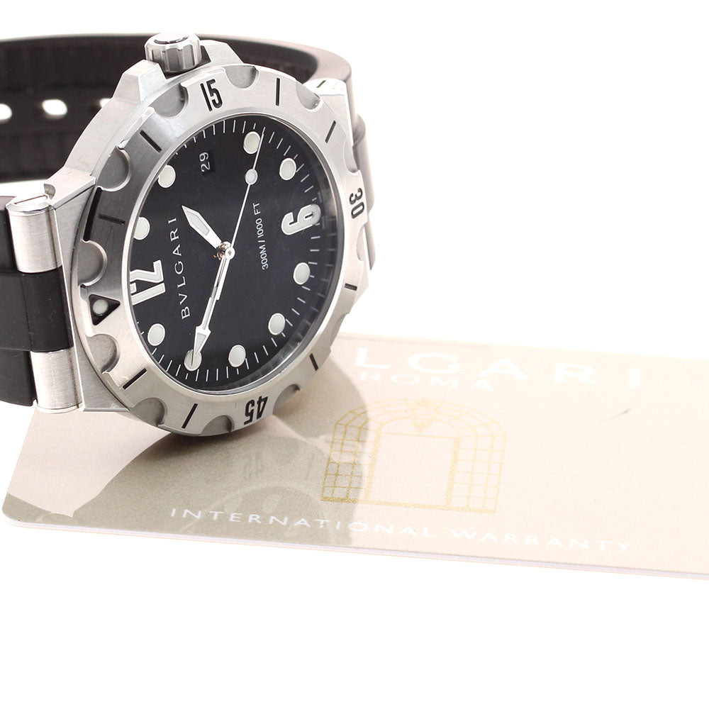 BVLGARI Diagono DP41SSD Date black Dial Automatic Men's Watch_913948