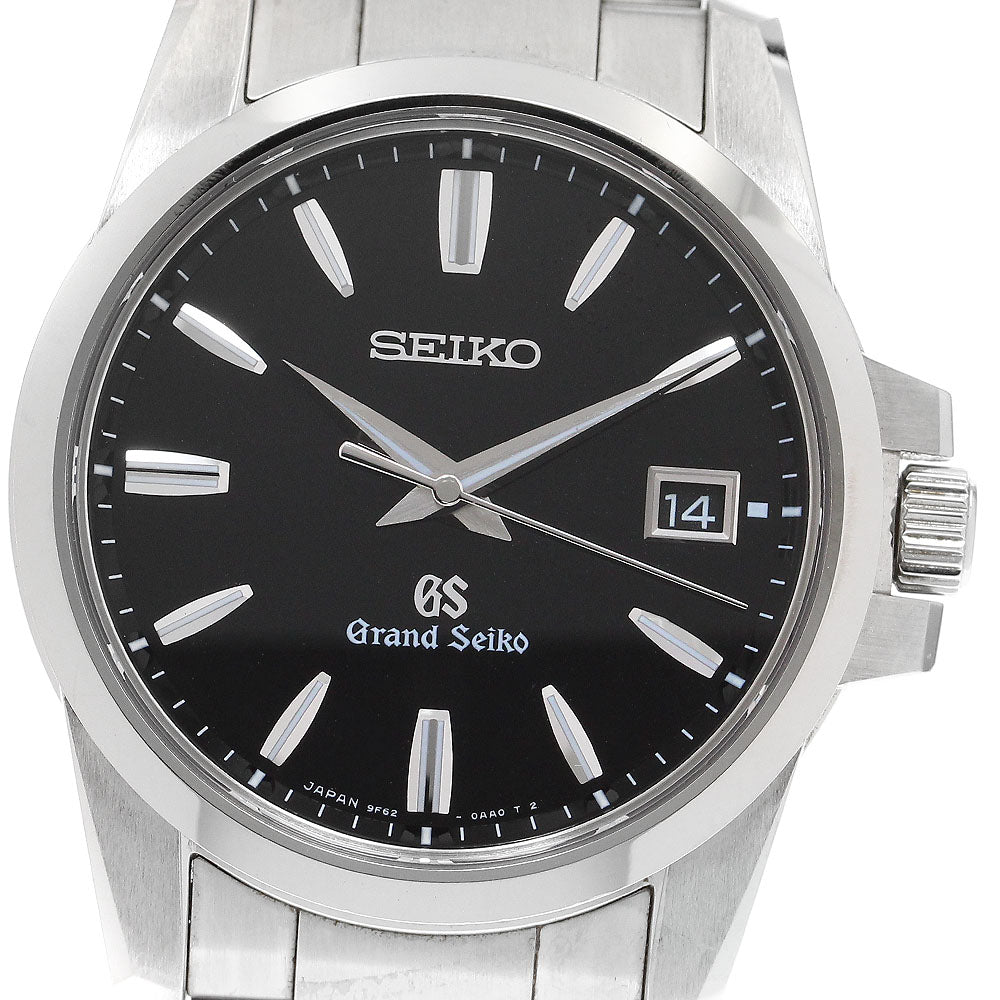 SEIKO Grand Seiko SBGX055/9F62-0AA1 Date black Dial Quartz Men's Watch_913957