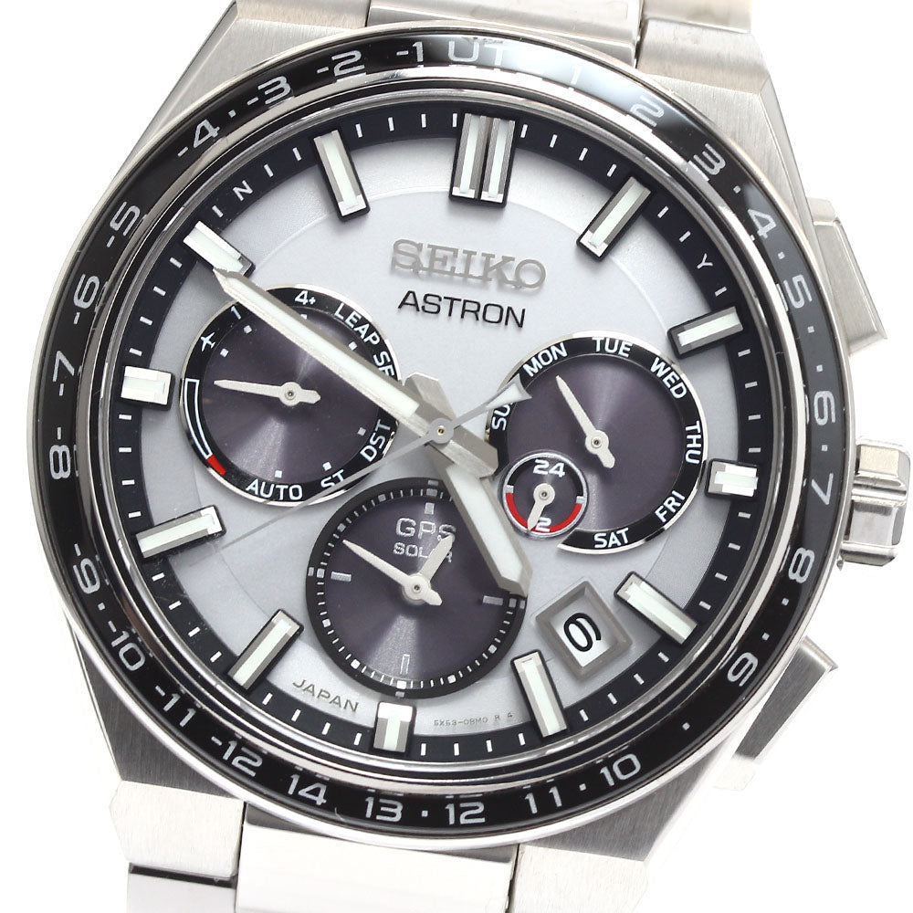 SEIKO Astron SBXC107/5X53-0BR0 GPS Solar Powered Radio Men's Watch_913958