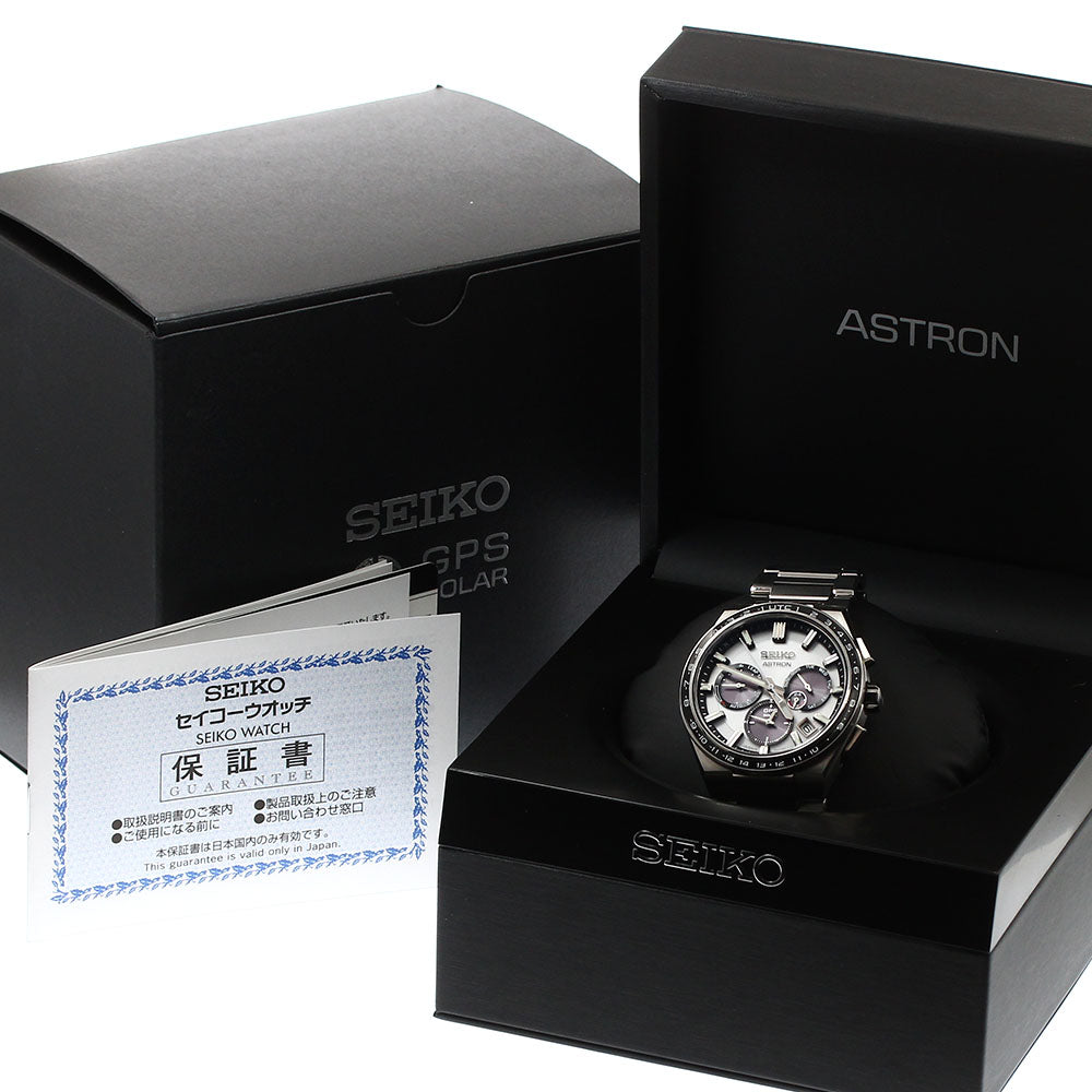 SEIKO Astron SBXC107/5X53-0BR0 GPS Solar Powered Radio Men's Watch_913958