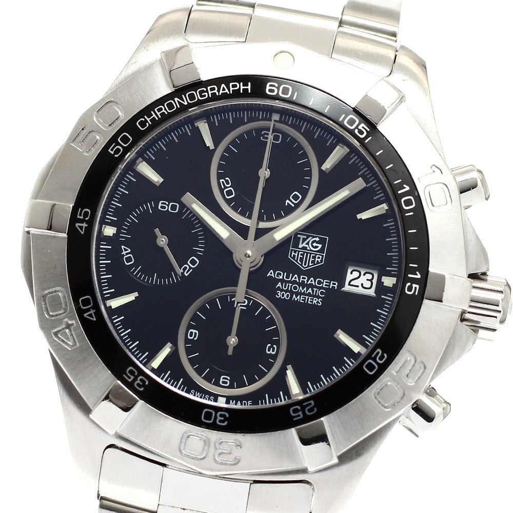 TAG HEUER Aqua racer CAF2110 Chronograph black Dial Automatic Men's Watch_913961