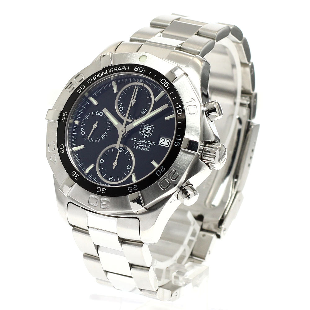 TAG HEUER Aqua racer CAF2110 Chronograph black Dial Automatic Men's Watch_913961