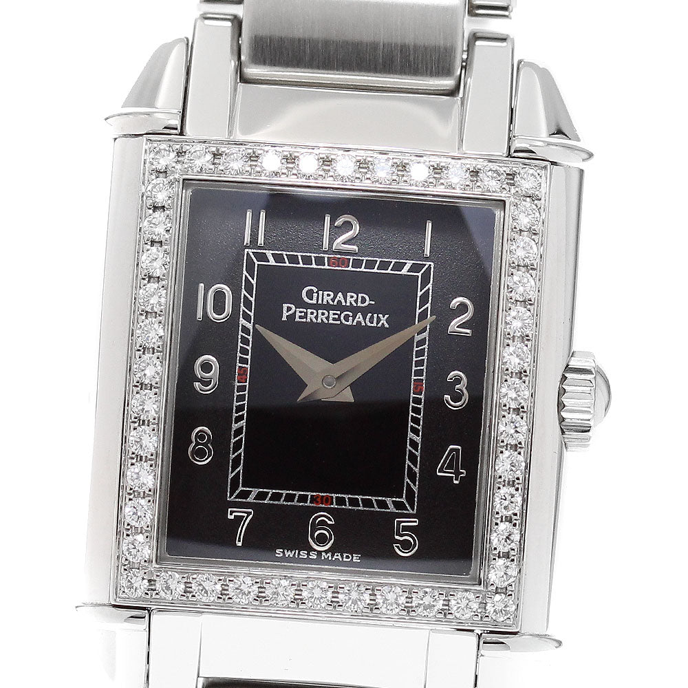 GIRARD PERREGAUX Vintage 1945 2589 black Dial Hand Winding Ladies Watch_913988