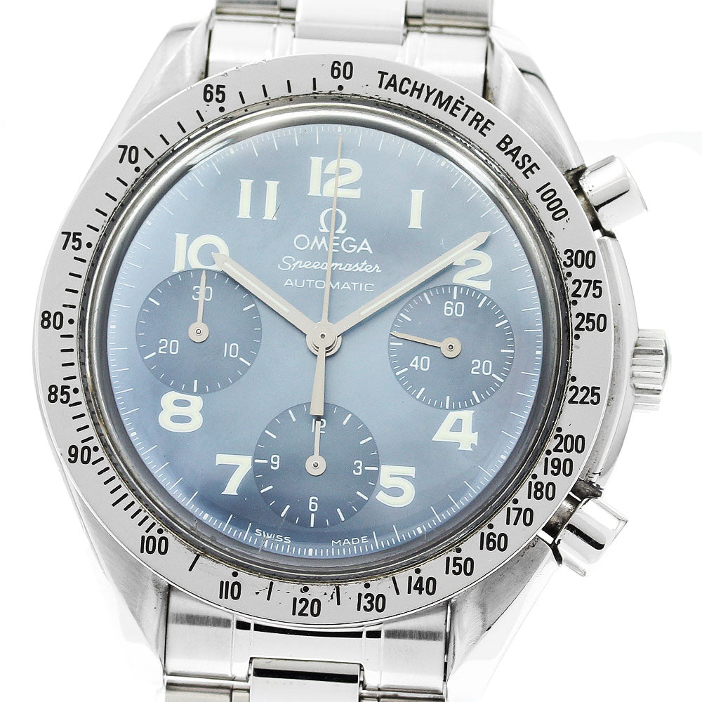 OMEGA Speedmaster 3502.73 Chronograph Blue shell Dial Automatic Men's Watch_913992