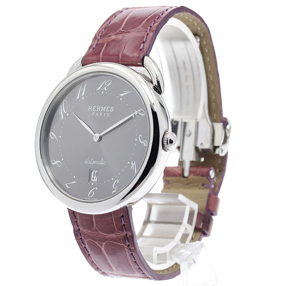 HERMES Arceau AR4.810 Date gray Dial Automatic Men's Watch_914025